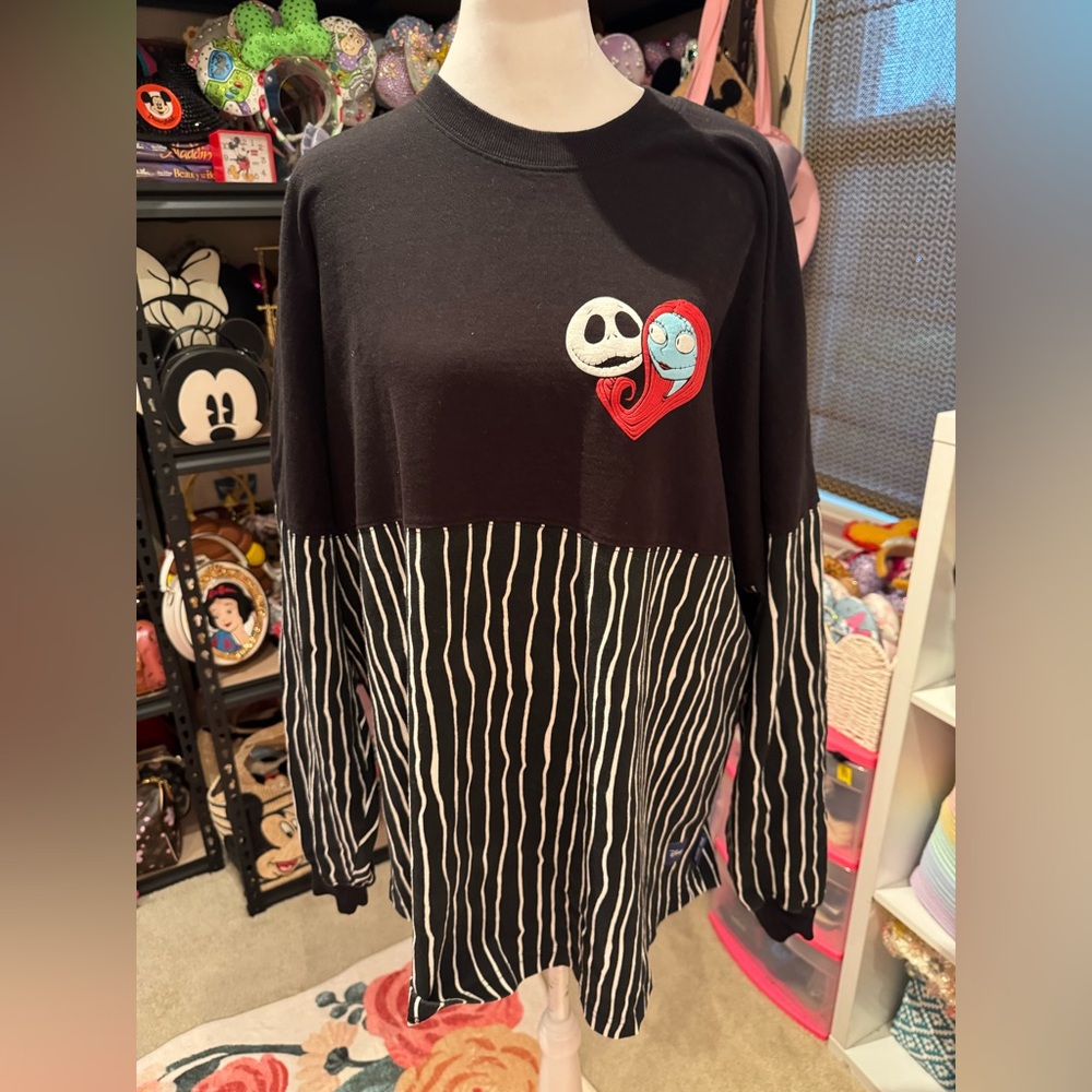 Disney The Nightmare Before Christmas Spirit Jersey featuring Jack and Sally XL
